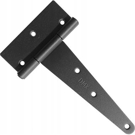 Charnière Rectangulaire Universelle ZT125, 125 x 80 mm, Noir, Pour Porte Et Portillon (1/5)