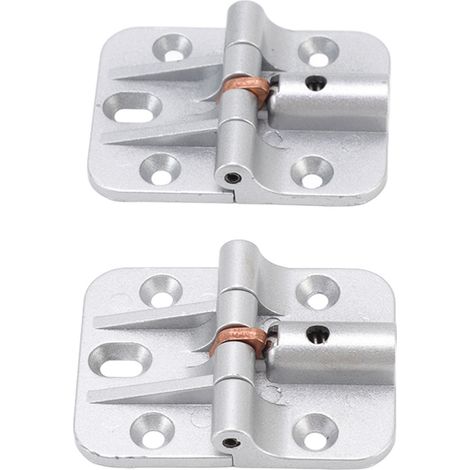2Pcs Charnières d'angle à 90° pour porte d'armoire, alliage de zinc, limite à 180°, pour placards et armoires