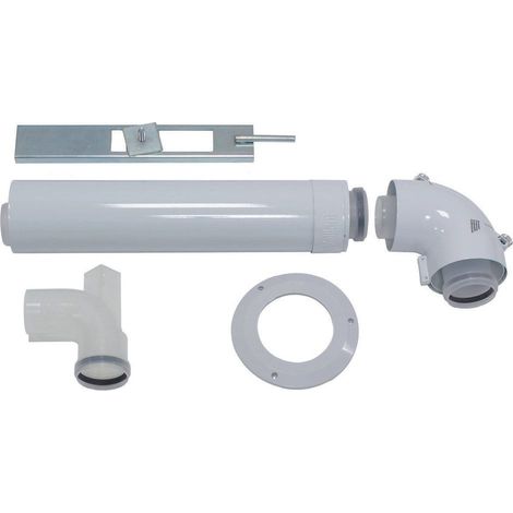 Vaillant Basis-Anschluss-Set konz. Abgasl. PP 60/100mm an DN 60 im Schacht, 0020077523