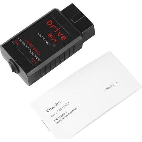 Drive Box OBD2 Activateur/Désactivateur IMMO pour Bosch EDC15 (Diesel) & ME7 (Essence)