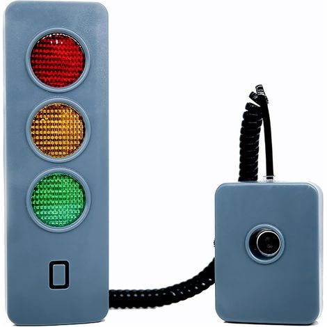 Einparkhilfe für Garagen, LED-Parkalarm, Garagenparksensor, LED-Stoßstangensensor für Stoppschilder mit einstellbarer Höhe, batteriebetrieben, Wandmontage (1/4)