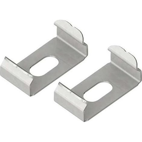 brumberg Befestigungsclip 53034000 Stahl silber Set 2 Stück (1/3)