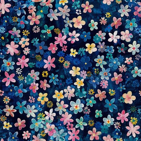 TISSUS DÉCORATIFS D'EXTÉRIEUR OXFORD - Motif Fleurs I DX5401 (1/5)