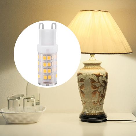 G9 2835 220V Dimmbare LED-Lampe, Energiesparlampe, Keramik-Maiskolben, 5W, 51 LEDs, Warmweiß (1/5)