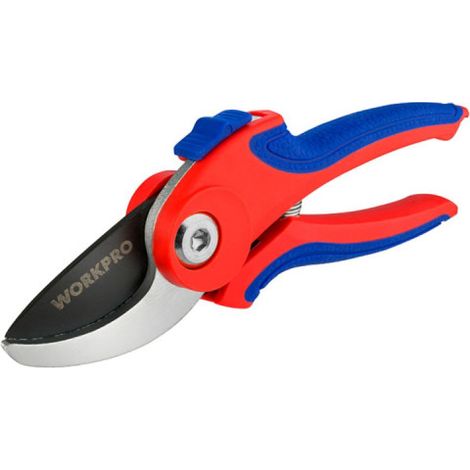Sécateur de jardinage 180 mm coupe jusqu'à 10 mm WORKPRO - Précision et confort - 21728