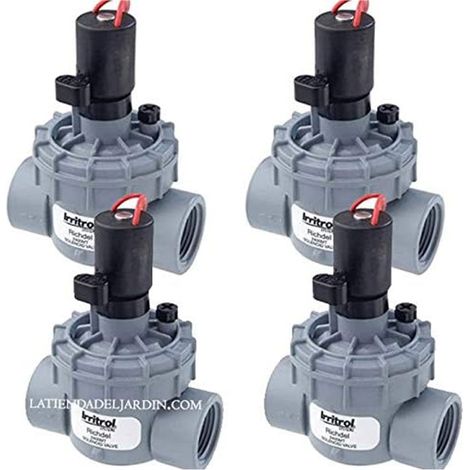 Lot de 4 Électrovanne d'arrosage 1'' 24V Irritrol 2400MT, pour les programmateurs électriques 24V