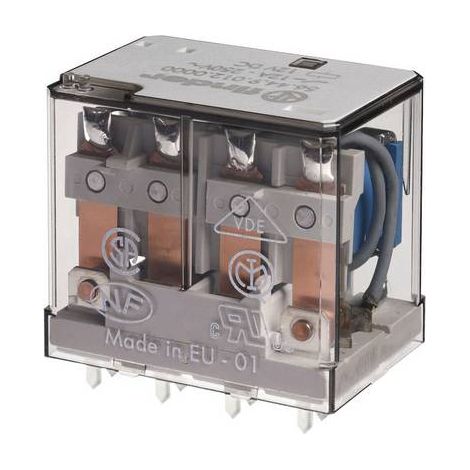Relais de puissance Finder 56 Series, 4 RT, bobine 12V c.c. Montage sur CI 1.3W ( Prix pour 1 ) (1/2)