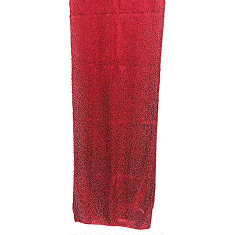 Nappe élégante rouge à paillettes, articles de fête (1/5)
