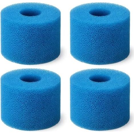 Filtre Spa en Mousse, Lavable Type S1 et Type VI, fabriqué en France, Compatible avec Intex, Bestway, Filtration optimale (1/3)