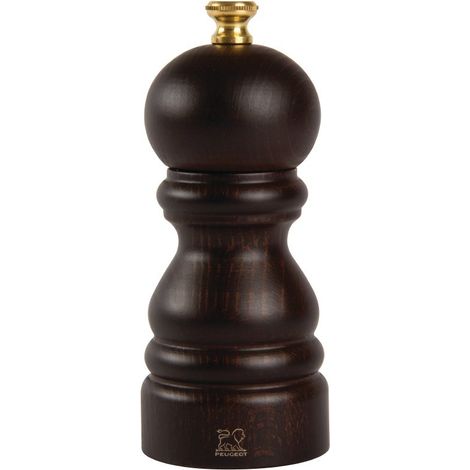 Moulin à poivre en bois foncé - Peugeot 127 mm (1/2)