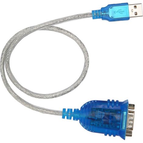 Adaptateur série USB vers RS232, connecteur DB9 mâle, transmission de données de haute qualité, vitesse jusqu'à 1 Mbps, largement applicable, convient à Windows, Mac et autres systèmes d'exploitation. (1/4)