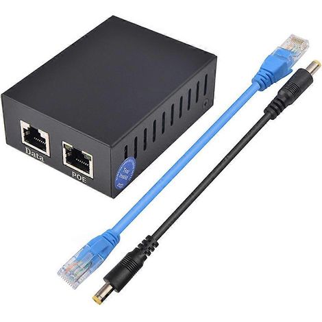 RJ45 12V 5A Stromversorgungstrenner PoE-Kabel-Leistungsverteiler 10/100/1000 Mbit/s