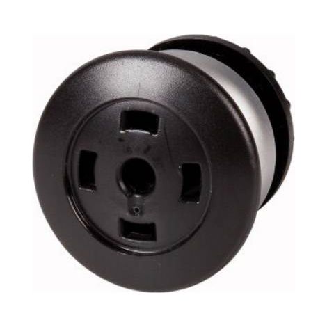 Bouton-poussoir ' coup de poing ' noir sans étiquette à accrochage EATON M22-DRP-S-X (1/2)