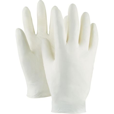 Gr .10 COLOMBO STRONGHAND® HANDSCHUHE beige COLOMBO STRONGHAND® LATEX DISPOS (1/4)