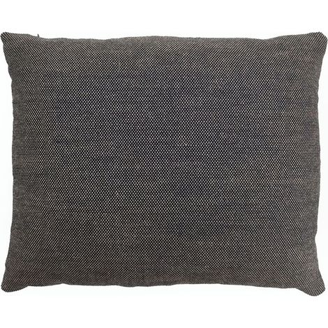 Cojin 50X40 Tela Negro/Natural