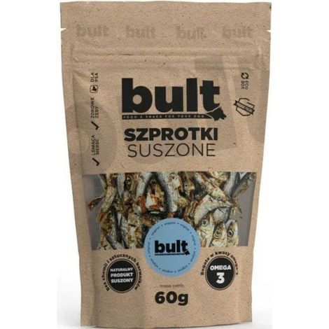 BULT snack masticabile naturale per cani a base di sardine essiccate, 60 g