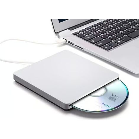 MacBook Pro Air Mac PC portable Interface USB Emplacement externe I CD/DVD Optisk Enhet (1/3)