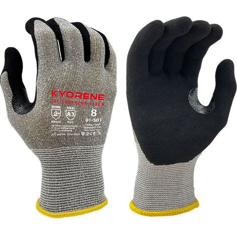 Gants de manutention KYORENE 01-501 taille 11, Résistant aux coupures, 12 Paires, Gris ( Prix pour Paquet de 12 Paires )