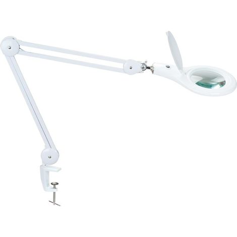 Vetro d'ingrandimento Led Flexo Light 56leds Bianco Fissaggio da tavolo (5 Diotrias) Hrv1209