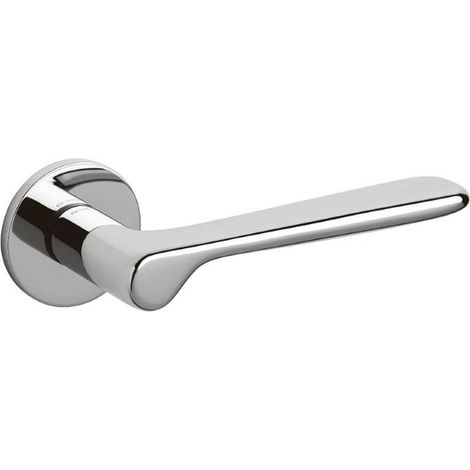 Poignée Plume sur rosace chrome - M253NSB8BCR