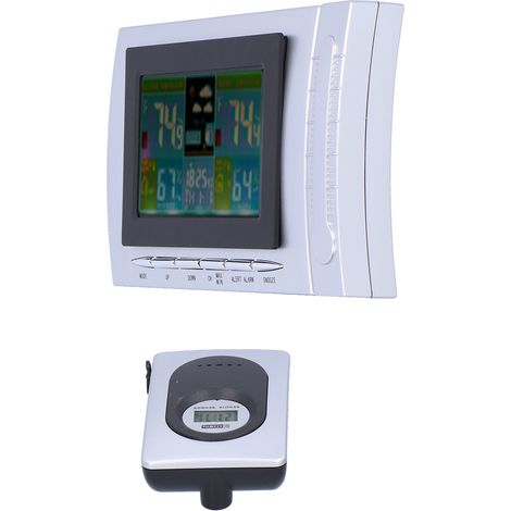 TS‑H134G Station météo sans fil avec thermomètre, hygromètre, réveil et calendrier (1/5)