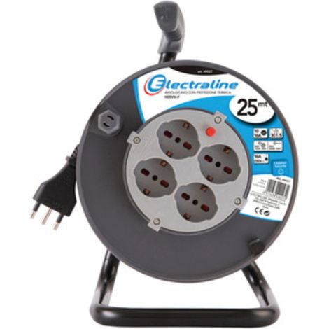 AVVOLGICAVO 25 M SEZ 3X1,5 4BIP SCH+PROT 49027- ELECTRALINE 3PMARK- 1,0 pz