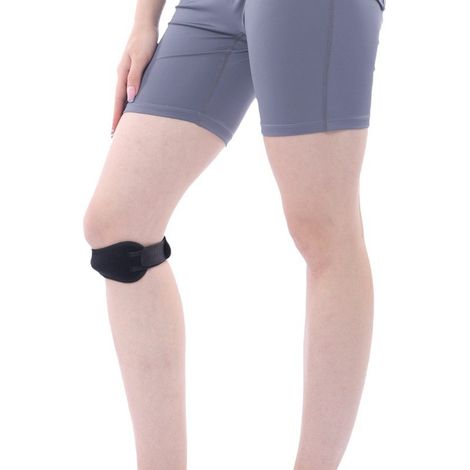 Sport e fitness - ginocchiera a compressione in silicone - badminton - ciclismo - camminata - traspirante e ammortizzante - corsa unisex (1/2)