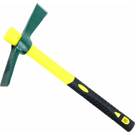RHG Mattock hoe Micro Pioche Hache Outil Jardinage Désherbage Mini Pioche Acier Fibre De Verre Poignée Arbre Pioche Pioche Jardin Ferme Outil 38,5 x 22,5 Cm