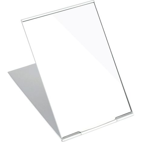 Miroir cosmétique pliable - 10 x 15 cm - Rasage et maquillage - Camping (1/5)