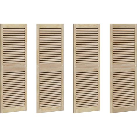 Maison Exclusive - Porta per Armadio 4 pcs Naturale 49,5 x 2,1 x 140,5 cm
