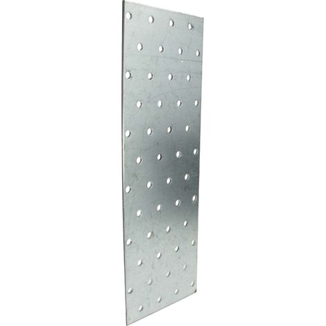 MASTERPROOF PROFESSIONAL Lochplatte Flachverbinder 80 mm x 240 mm x 2,0 mm, feuerverzinkt