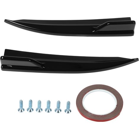 Stoßstangendiffusor-Set links und rechts in Hochglanzschwarz, Hecksplitterspoiler, 2-teilig, für 3er G20 M Sport 2019 – 2022 (1/5)