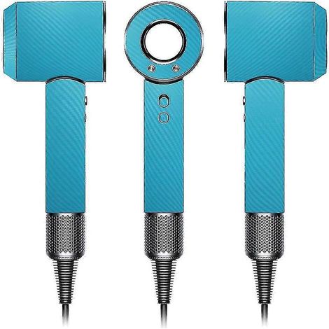 Blauer Dyson Haartrockner-Aufkleber aus Kohlefaser (1/3)