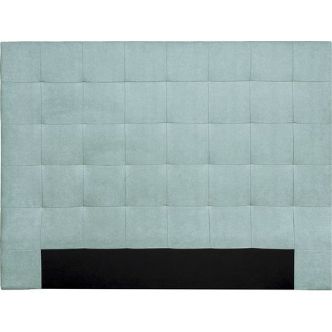 Cabecero en terciopelo verde agua 160 cm HALCIONA (1/3)
