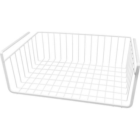 Étagère Murale - Sans Perçage - Pour Cuisine Placard Rangement Épices Ustensiles - Blanc - 1 Pièce (1/5)
