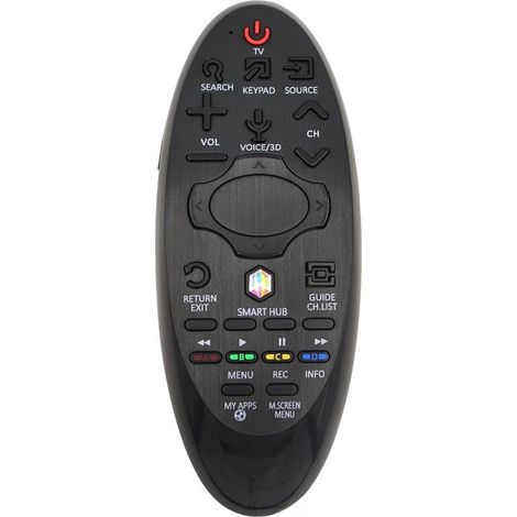 Télécommande Universelle - Pour TV Samsung BN59-01184D BN59-01181D BN59-01182D BN59-01185D BN59-01182G - 13,2 x 5 x 2,3 cm - Noir - 1 Pièce (1/5)