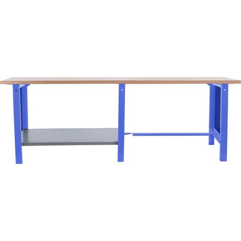 Simonrack Établi de travail bleu robuste 2600 mm (1/3)