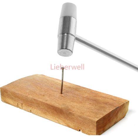 Ensemble de 4 petits maillets polyvalents à faces dures et souples pour la réparation de montres, de bijoux et les travaux agricoles, compact (1/3)