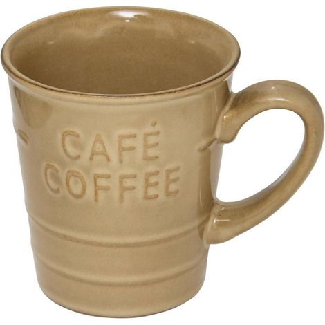 Kaffeebecher beige 20cl - Atmosphera créateur d'intérieur
