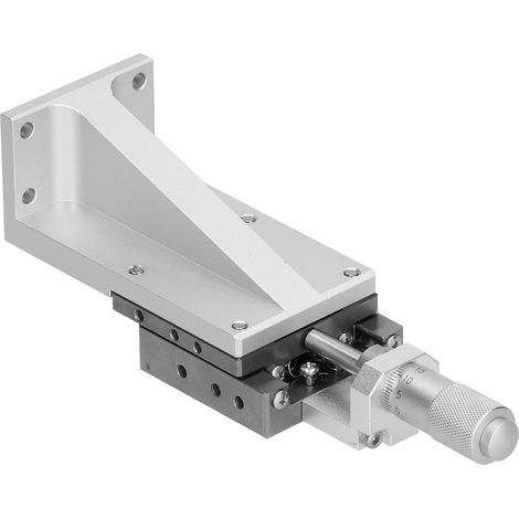 Axe Z, platine linéaire, réglage fin manuel par rotation, plateforme de guidage à billes, table coulissante ZSG40 40x40 mm (1/5)