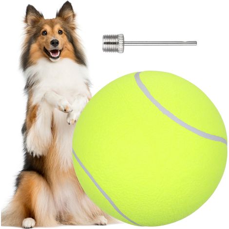 Tennis Géant Extérieur Mega Jumbo Animaux de Compagnie Solide Mousse Grande Taille Jouet à Mâcher Grands Chiens Massif Extérieur Jouet Géant pour Chien Balle pour Animaux de Compagnie Orange (1/5)