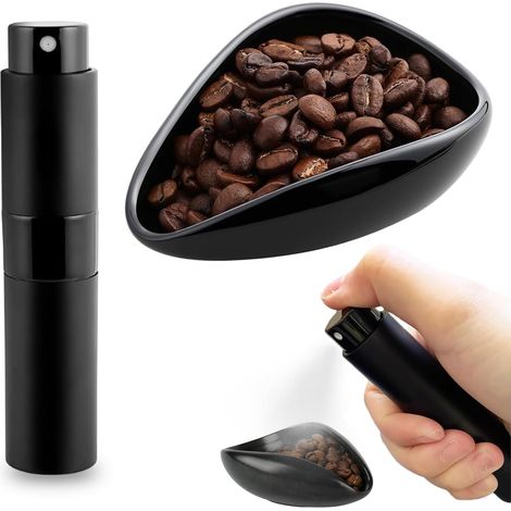 Coffee Bean Measuring Cup, Porcelain Measuring Bowl with RDT Spray Bottle, Measuring Tray, Gift for Coffee Lovers (1/5)