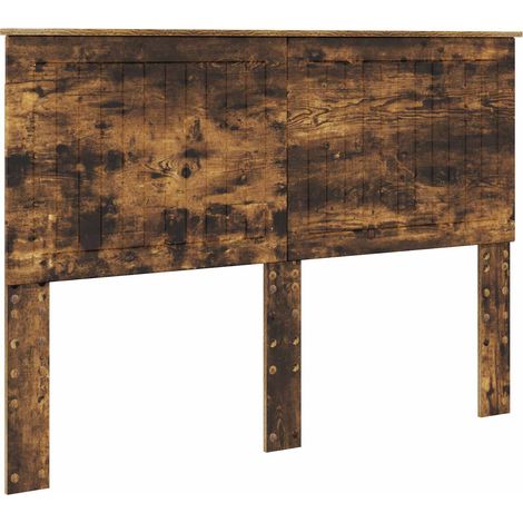 Tête de lit Chêne fumé 140 cm Bois d'ingénierie (1/5)