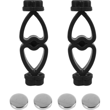 Juego de 2 soportes para puerta de lavadora, soporte desmontable para puerta de lavadora de carga frontal, adecuado para secadoras, lavadoras y lavavajillas (1/5)