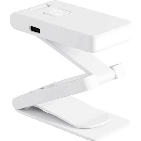 Mini lampe de bureau - Lampe de bureau pliable - Lampe de bureau - Lampe de bureau LED - Veilleuse - ABS - Blanche (1/5)