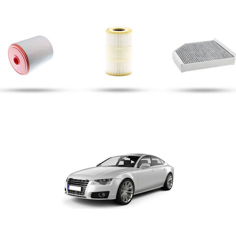 Kit Tagliando 3 filtri compatibile con Audi A7 (4GA,4GF) 3.0 tfsi 245kw dal 2014 (1/4)