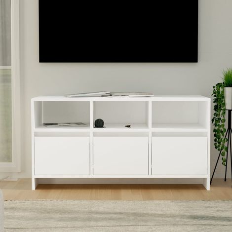 TV-Schrank Weiß 102x37,5x52,5 cm Holzwerkstoff (1/5)