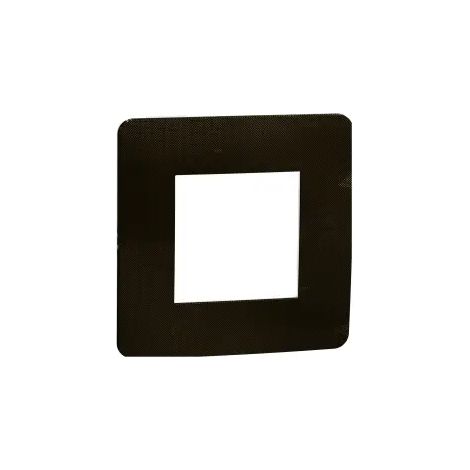 Unica Studio Métal - plaque de finition - Bronze liseré Anthracite - 1 poste (NU280252/M) (1/5)