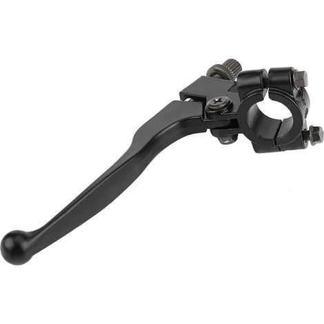 Motorcycle Clutch Lever, 22 mm 7/8 inch Left Clutch Handle Universal Brake Modification Grips Adjustable Clutch Handle Motorcycle Cross Lever for 50cc – 125cc Dirt Pit Bike (Black) (1/5)