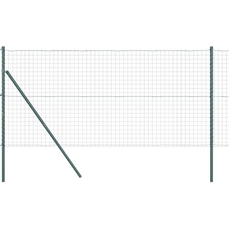 Maison Exclusive - Ground Fix Geschweißter Drahtzaun 25 x 1,2 m (